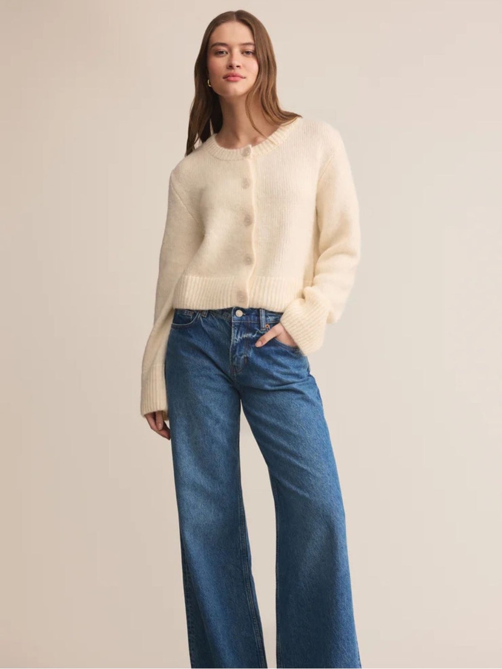 Z Supply Breen Cardigan Cloud